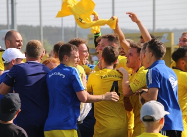 Spiel 2 - TuS Kirchberg vs. Borussia Neunkirchen - Oberliga Relegation. Fotografin: Jana Kunz.