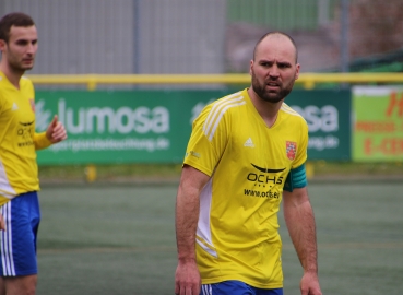 7. Spieltag (Abstiegsrunde Oberliga): TuS Kirchberg - FSV Jägersburg. Fotografin: Jana Kunz.