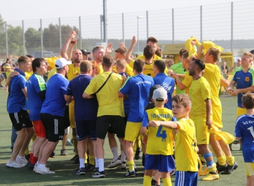 Spiel 2 - TuS Kirchberg vs. Borussia Neunkirchen - Oberliga Relegation. Fotografin: Jana Kunz.