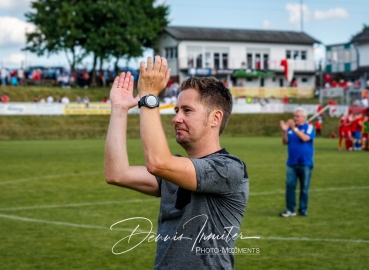 Spiel 1 - SC 07 Idar-Oberstein vs. TuS Kirchberg - Oberliga-Relegation. Fotograf: Dennis Irmiter.