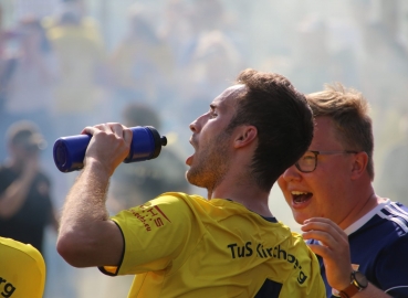 Spiel 2 - TuS Kirchberg vs. Borussia Neunkirchen - Oberliga Relegation. Fotografin: Jana Kunz.