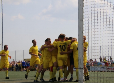 Spiel 2 - TuS Kirchberg vs. Borussia Neunkirchen - Oberliga Relegation. Fotografin: Jana Kunz.