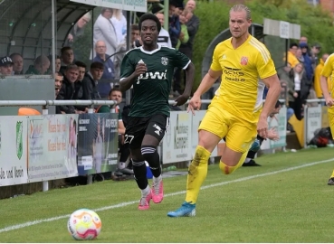 7. Spieltag (Oberliga): SV Alemannia Waldalgesheim - TuS Kirchberg. Fotograf: Oliver Zimmermann.