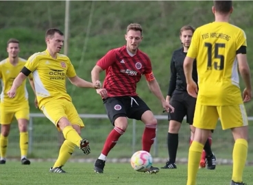 13. Spieltag (Oberliga RLPS): TSG Pfeddersheim - TuS Kirchberg. Fotograf: Claus-Walter Dinger.