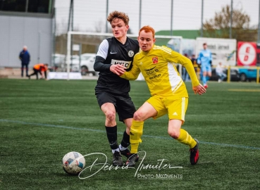 6. Spieltag (Abstiegsrunde Oberliga): TuS Kirchberg - SV 07 Elversberg II. Fotografin: PHOTO-MOMENTS by Dennis Irmiter.