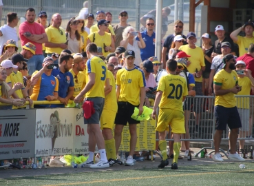 Spiel 2 - TuS Kirchberg vs. Borussia Neunkirchen - Oberliga Relegation. Fotografin: Jana Kunz.