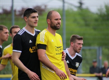 8. Spieltag (Abstiegsrunde Oberliga): TuS Kirchberg - FC Hertha Wiesbach. Fotografin: Jana Kunz.