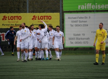 4. Spieltag (Abstiegsrunde Oberliga): TuS Kirchberg - FV Dudenhofen. Fotografin: Jana Kunz.