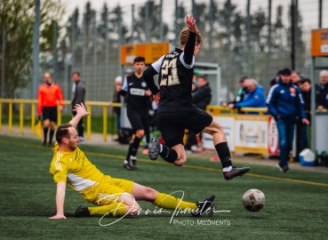 6. Spieltag (Abstiegsrunde Oberliga): TuS Kirchberg - SV 07 Elversberg II. Fotografin: PHOTO-MOMENTS by Dennis Irmiter.